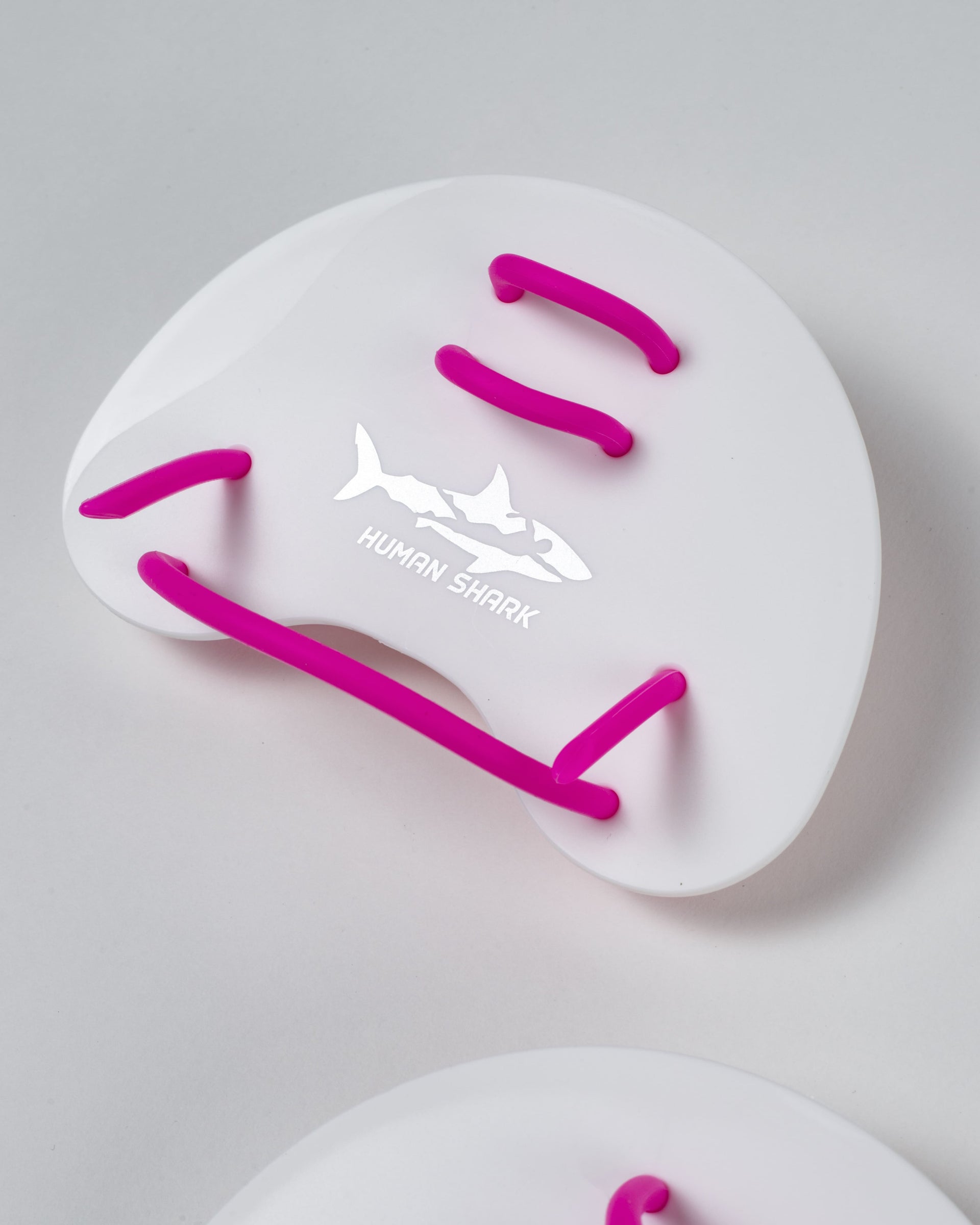 HumanShark Micro Paddle – Palita Técnica Natación White/Pink